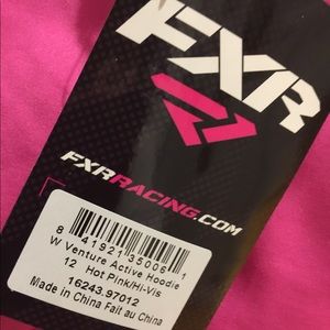 FXR women's Venture active hoodie. NWT